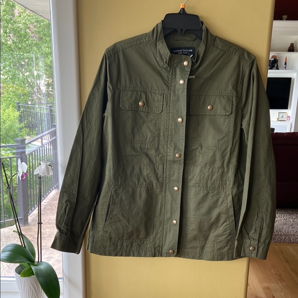 NWT Green Military Style Jacket